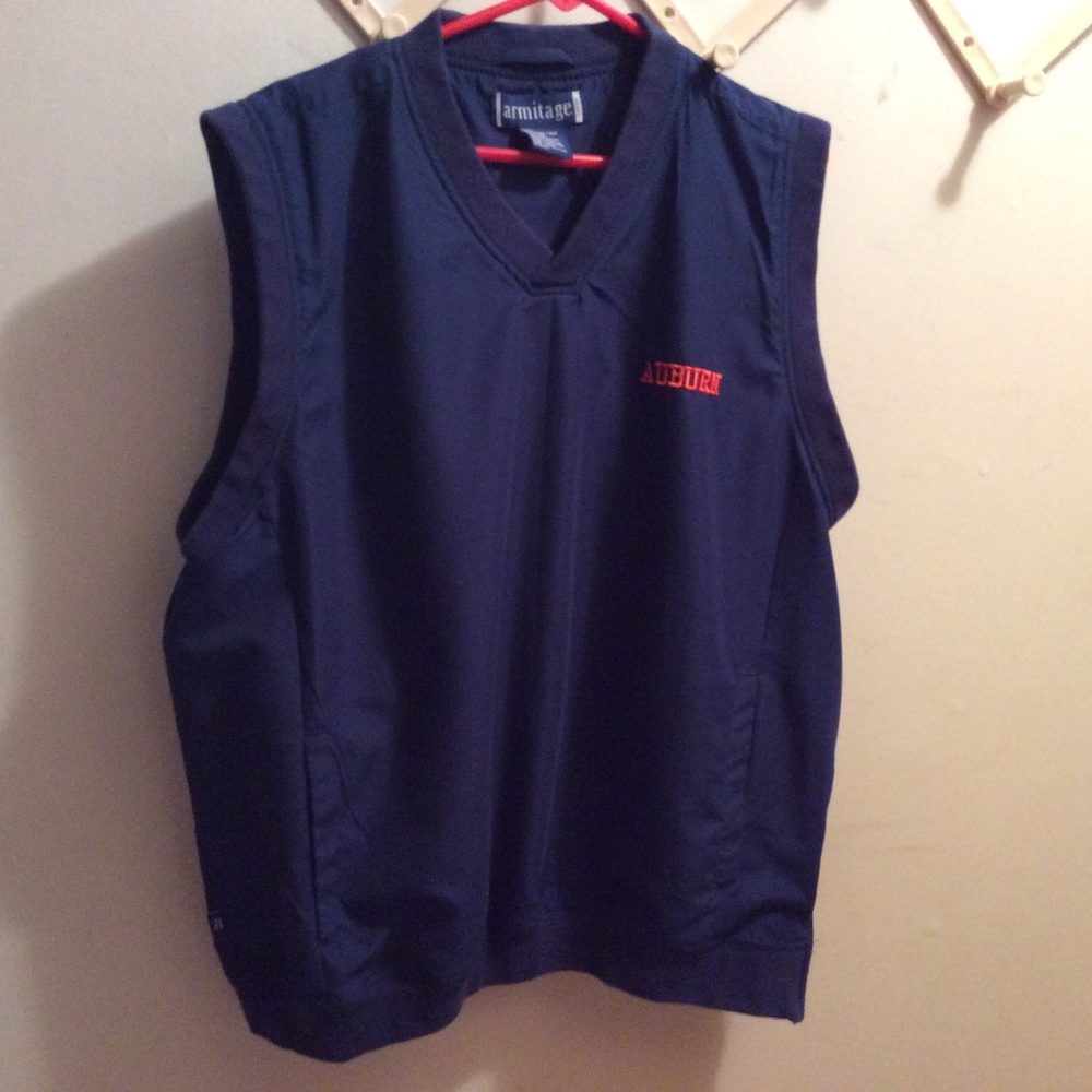 Navy Blue Auburn Armitage Large Vest EUC